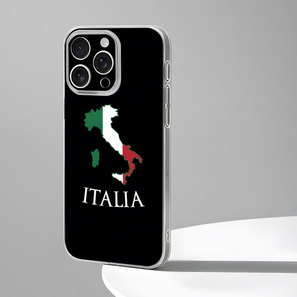 Italy Flag Phone Case New For IPhone 16 15 14 12 13 11 Pro Max Mini X XR XS Plus Black Silicone Transparent Cover iPhone14 ProMax
Italy Flag Phone Case New For IPhone 16 15 14 12 13 11 Pro Max Mini X XR XS Plus Black Silicone Transparent Cover iPhone14 ProMax
