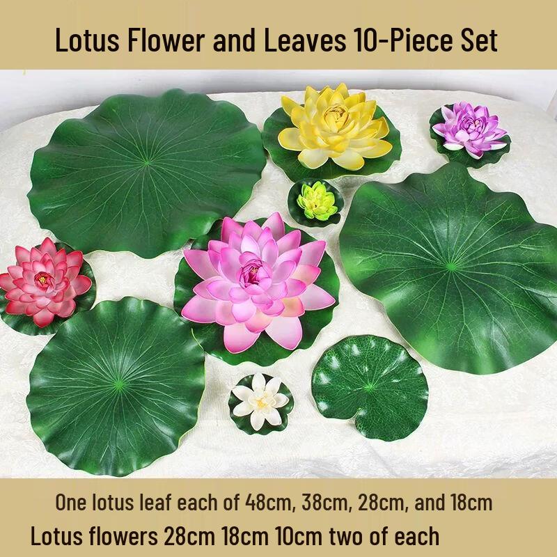 Artificial Floating Lotus Pond Decoration Set
Artificial Floating Lotus Pond Decoration Set
