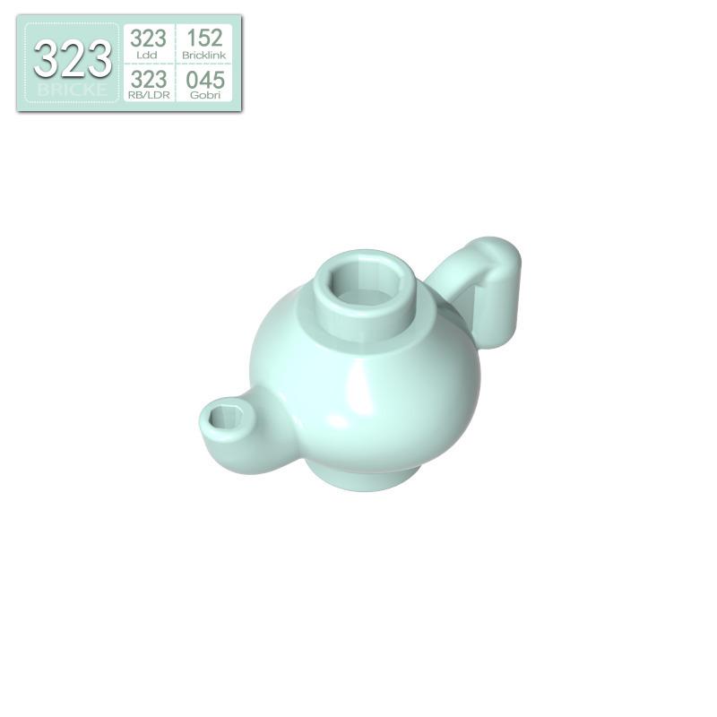 BRICKE 23986 Building Block Teapot - LEGO-Compatible MOC Accessory, Table Ordering Available 78 pcs
BRICKE 23986 Building Block Teapot - LEGO-Compatible MOC Accessory, Table Ordering Available 78 pcs