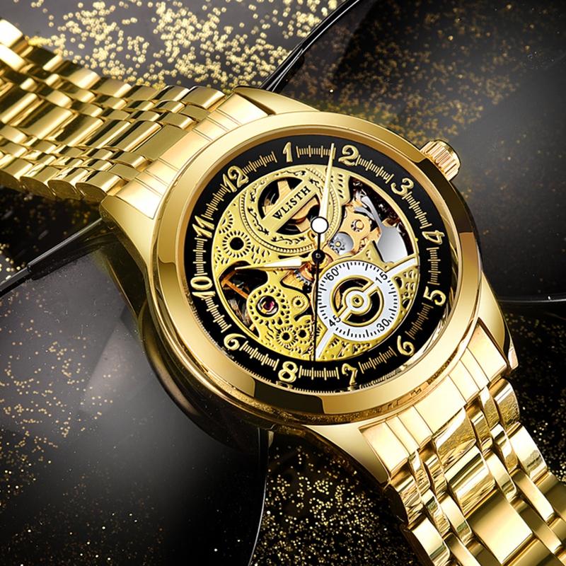 Men s Fully Automatic Waterproof Mechanical Watch Simple Business Men s Watch Fashion Steel Belt Watch
Men s Fully Automatic Waterproof Mechanical Watch Simple Business Men s Watch Fashion Steel Belt Watch