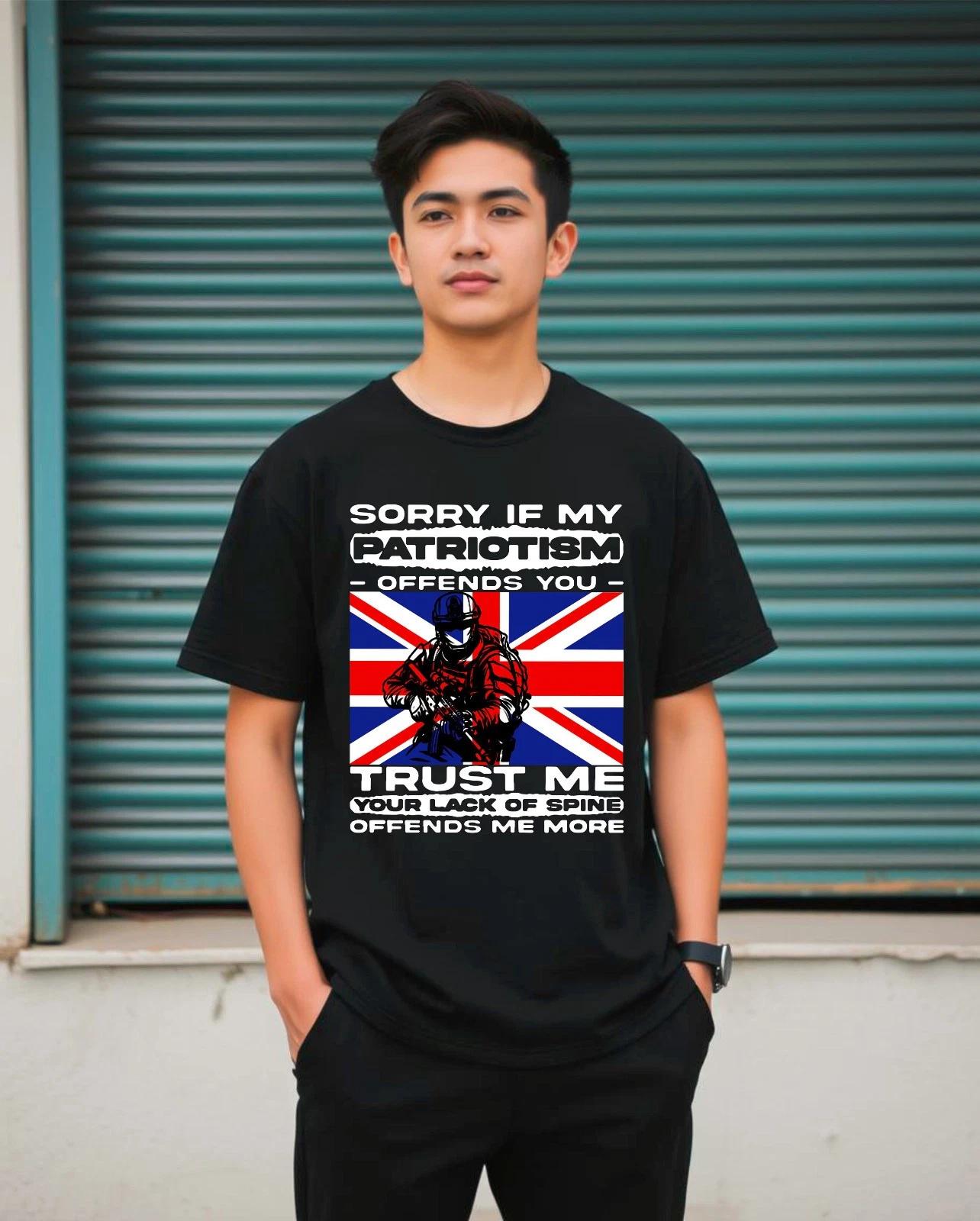 Sorry If My Patriotism Offends Yu T-Shirt, Proud British Army Uk Patriot Tee Top XL
Sorry If My Patriotism Offends Yu T-Shirt, Proud British Army Uk Patriot Tee Top XL