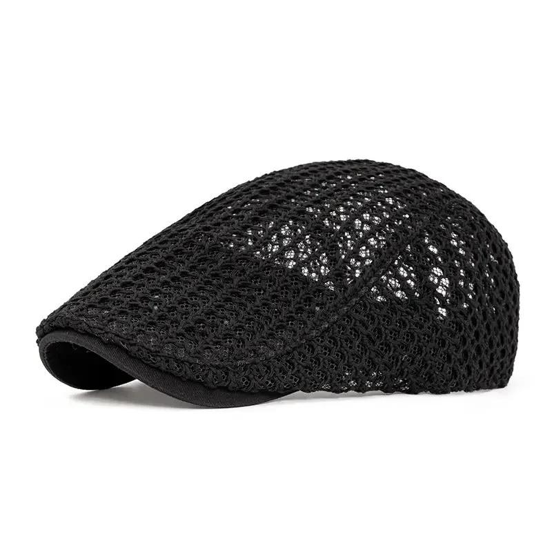 Spring and Summer Polyester Print Newsboy Caps Men Flat Cap Women Painter Beret Hats 62 56-60cm wear чорний
Spring and Summer Polyester Print Newsboy Caps Men Flat Cap Women Painter Beret Hats 62 56-60cm wear чорний