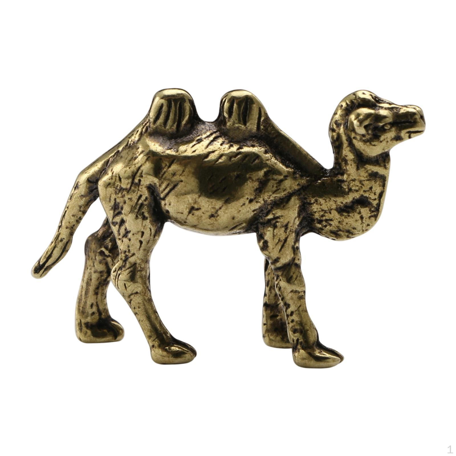 Brass Camel Miniature Decorative Modern Home Decor Figurine Animal Statue for Bookshelf
Brass Camel Miniature Decorative Modern Home Decor Figurine Animal Statue for Bookshelf
