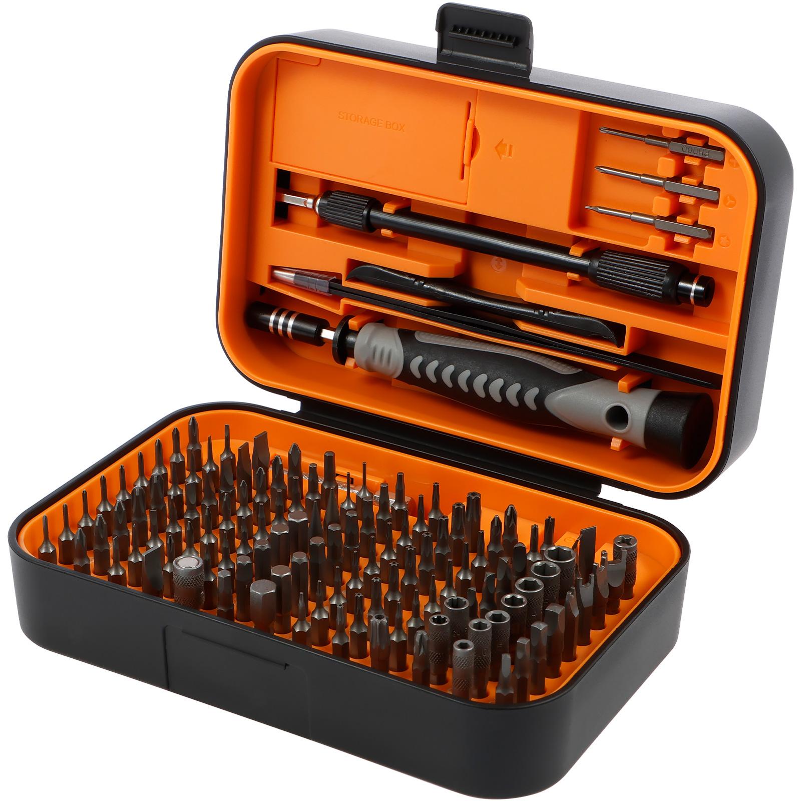 130 in 1 Precision Screwdriver Set with 120 bits Repair Tool Repair for Electronics Magnetic Screw Driver for iPhone Jewelers
130 in 1 Precision Screwdriver Set with 120 bits Repair Tool Repair for Electronics Magnetic Screw Driver for iPhone Jewelers