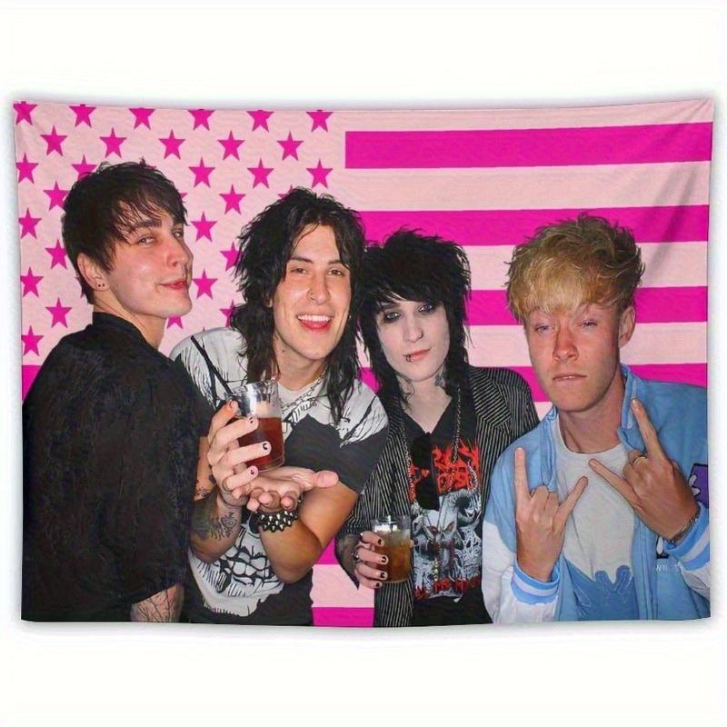 1pc Colby Stuff Jake Webber Johnny Johannie Gilbert Birthday Decoration Punk Rock Themed Party Banner with Pink Flag 74x94cm(29x37in)
1pc Colby Stuff Jake Webber Johnny Johannie Gilbert Birthday Decoration Punk Rock Themed Party Banner with Pink Flag 74x94cm(29x37in)