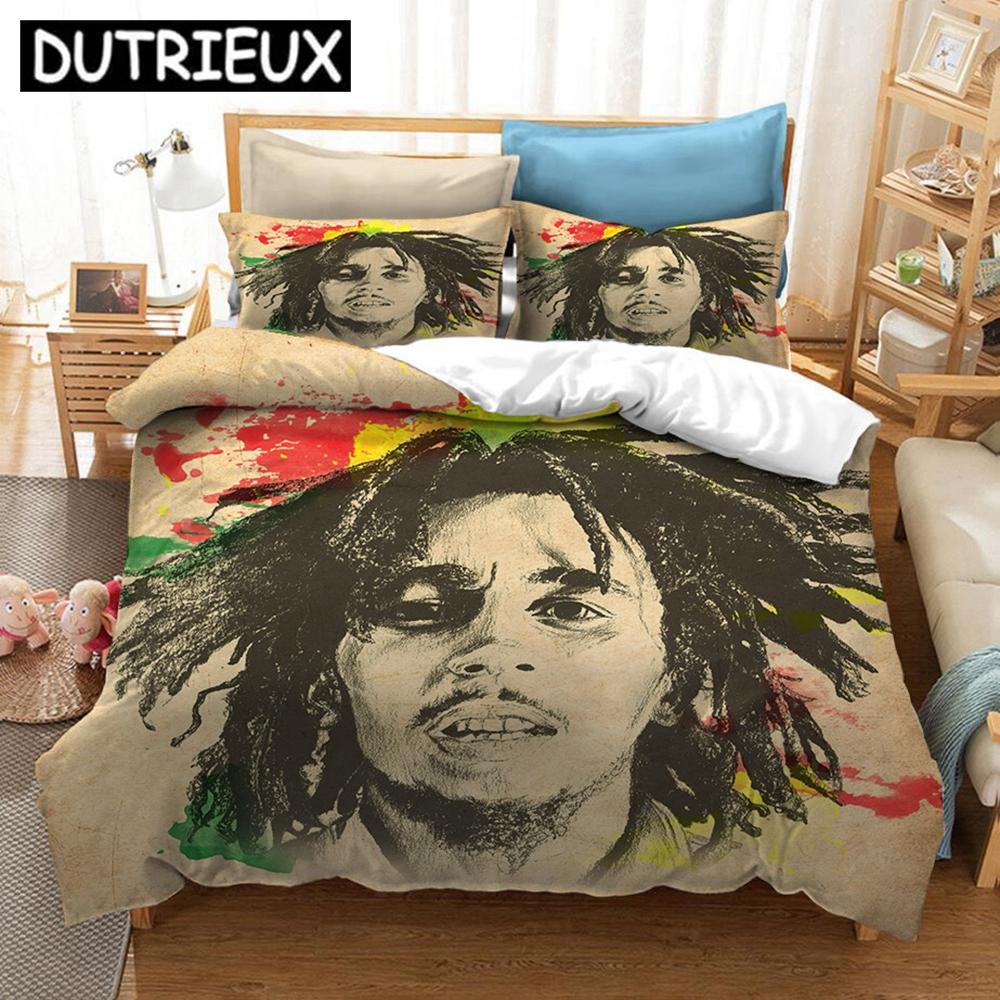 Bob Marley 3D Printed Bedding Set Duvet Covers Pillowcases Comforter Bedding Set Bedclothes Bed Linen(NO sheet) (135x200cm)
Bob Marley 3D Printed Bedding Set Duvet Covers Pillowcases Comforter Bedding Set Bedclothes Bed Linen(NO sheet) (135x200cm)