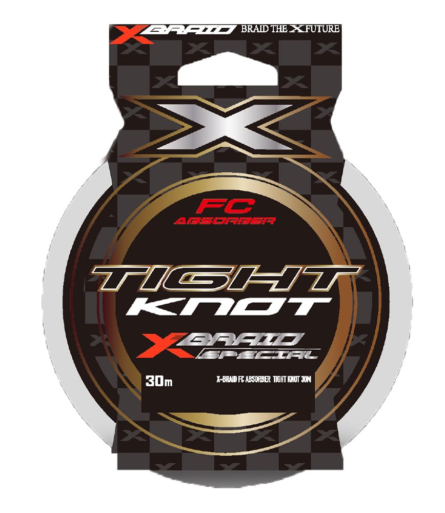 XBRAID Fluorocarbon FC Absorber Tight Knot ABSORBER TIGHT 30m 10 (FC KNOT) No. 
XBRAID Fluorocarbon FC Absorber Tight Knot ABSORBER TIGHT 30m 10 (FC KNOT) No.