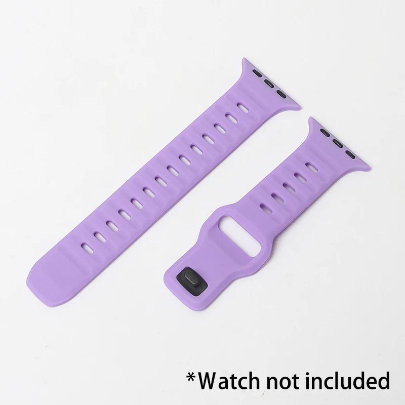 Silicone Strap for Apple Watch Band Series10 42mm 46mm 9 8 7 41 45mm ultra2 49mm 44 40 38 42mm Correa Band for iWatch 6 SE 5 4 42 44 45 46 49mm лавандовый
Silicone Strap for Apple Watch Band Series10 42mm 46mm 9 8 7 41 45mm ultra2 49mm 44 40 38 42mm Correa Band for iWatch 6 SE 5 4 42 44 45 46 49mm лавандовый