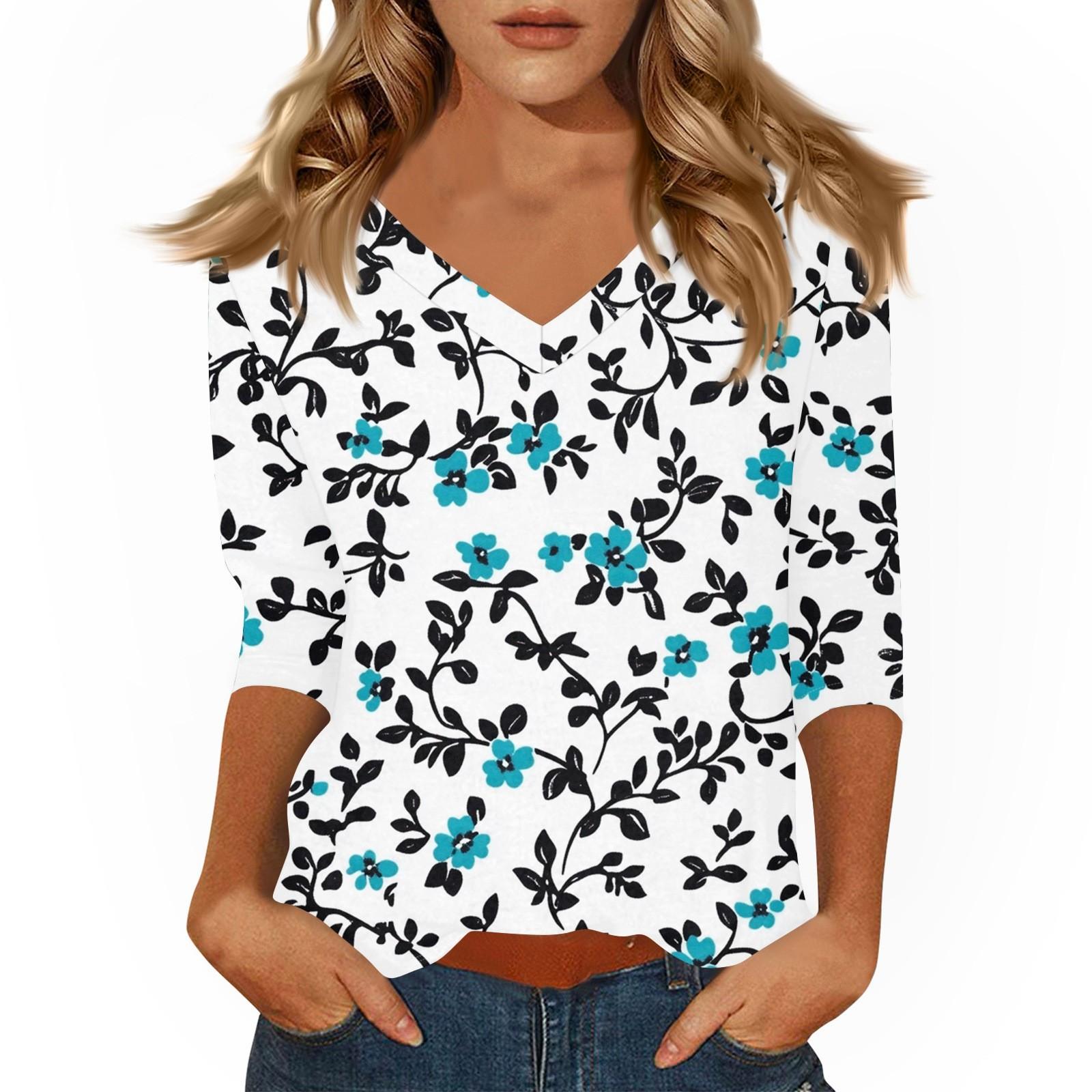 Women s Casual 3/4 Sleeve T-Shirts V-Neck Tops M чорний
Women s Casual 3/4 Sleeve T-Shirts V-Neck Tops M чорний