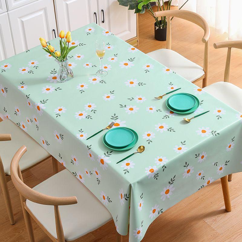 Simple, Small And Fresh Pvc Tablecloth, Waterproof, Oil-Proof And Anti-Scalding Coffee Table Cloth, Wind Tablecloth, Small Daisy Elegant Green 120*120cm
Simple, Small And Fresh Pvc Tablecloth, Waterproof, Oil-Proof And Anti-Scalding Coffee Table Cloth, Wind Tablecloth, Small Daisy Elegant Green 120*120cm