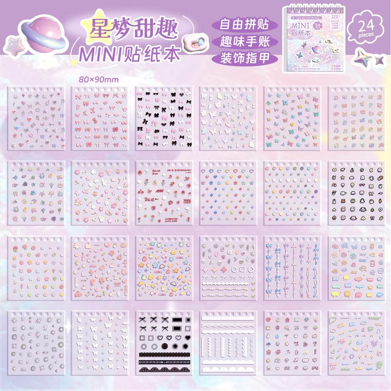 2025 Mini Sticker Book for Kids 300+ DIY Scrapbooking Stickers Kawaii Cartoon Dessert Journal Decal Kawaii Decoration Sticker
2025 Mini Sticker Book for Kids 300+ DIY Scrapbooking Stickers Kawaii Cartoon Dessert Journal Decal Kawaii Decoration Sticker