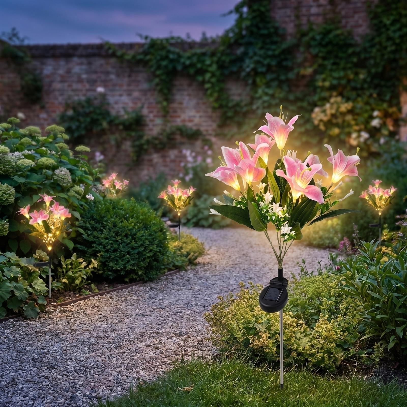 Solar Powered Outdoor Artificial Flower Garden Light with Realistic Design and Durable Materials for Yard Patio Lawn Decoration one size рожевий
Solar Powered Outdoor Artificial Flower Garden Light with Realistic Design and Durable Materials for Yard Patio Lawn Decoration one size рожевий
