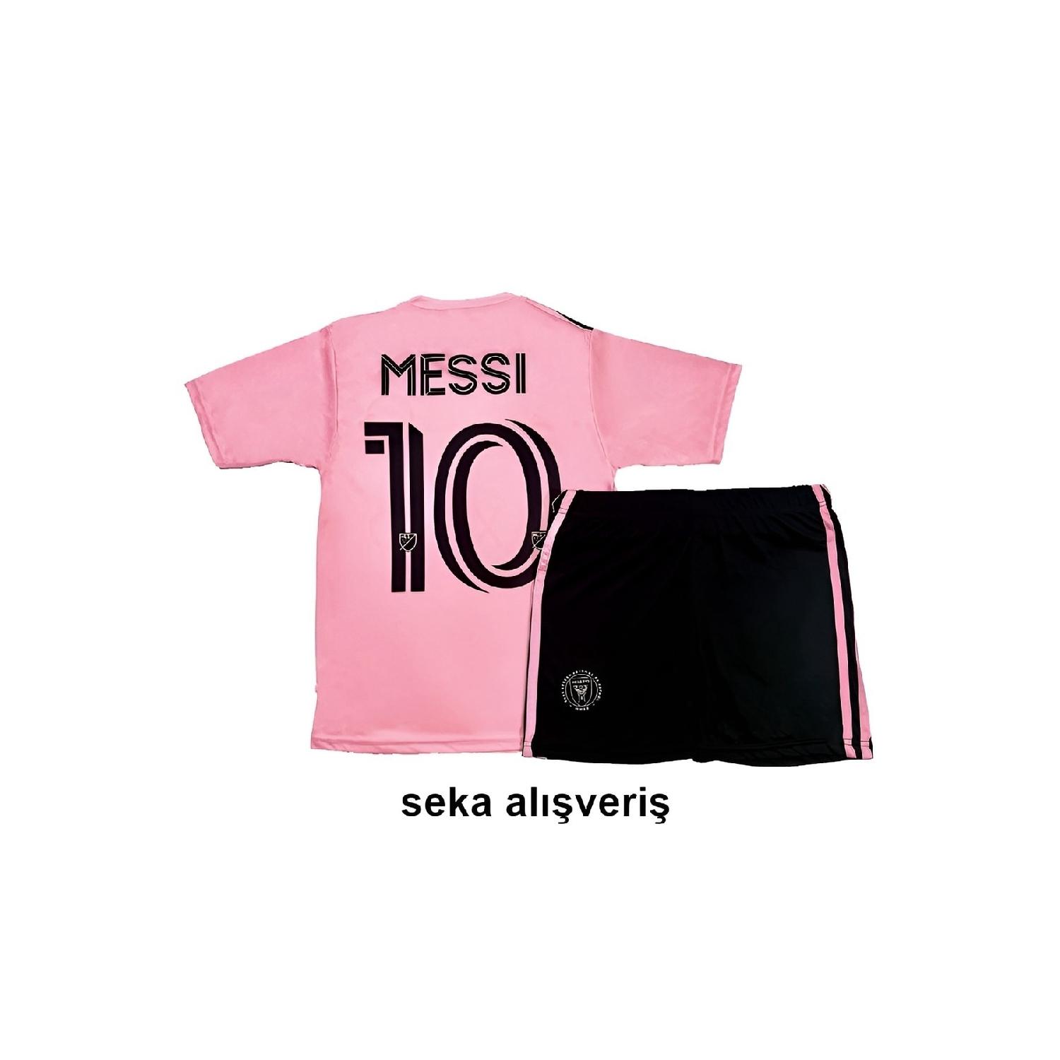 Детский комплект из трех предметов Messi Lilla Miami, новый сезон (джерси, шорты и носки)
Детский комплект из трех предметов Messi Lilla Miami, новый сезон (джерси, шорты и носки)