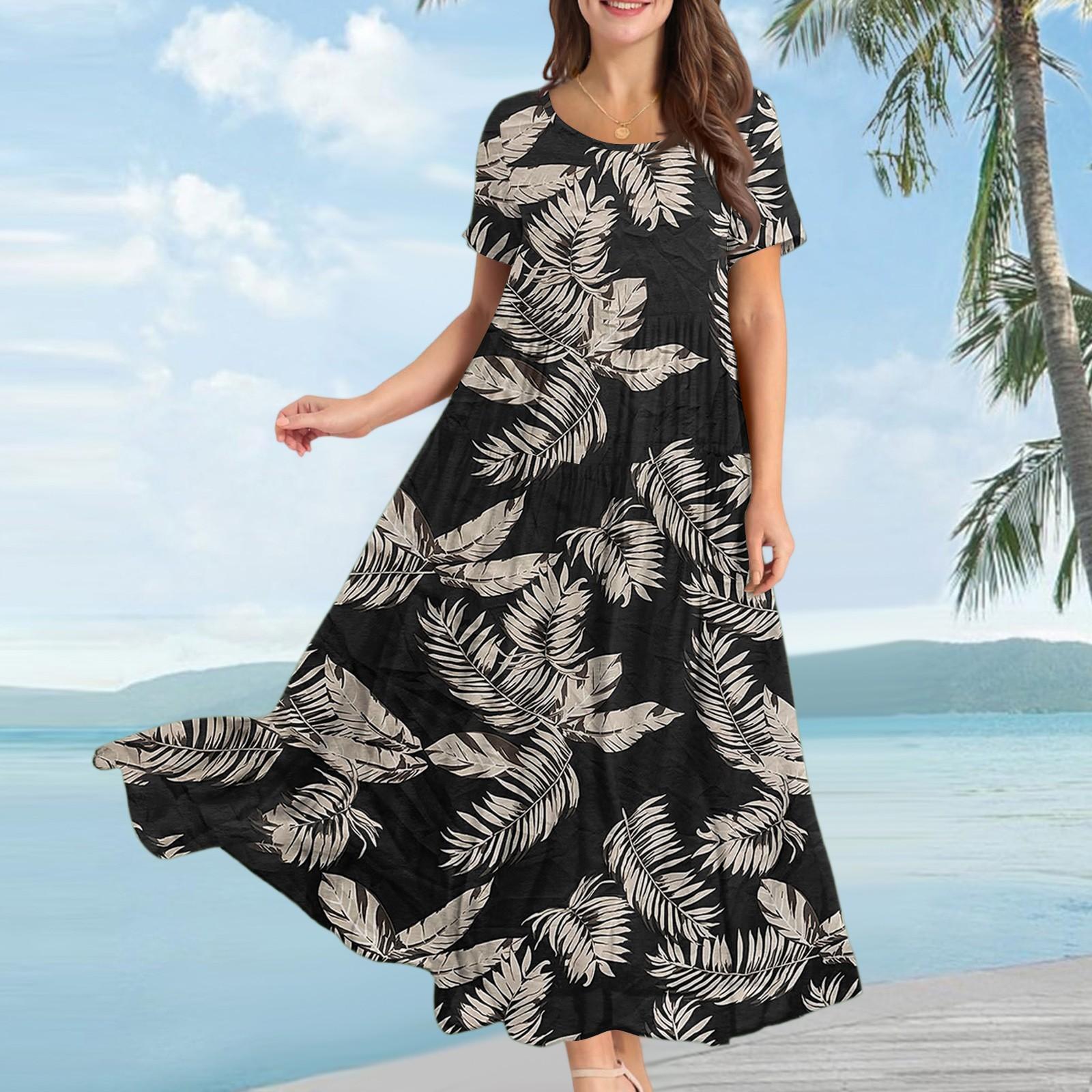 Женское повседневное свободное богемное платье с цветочным принтом, длинное макси-платье с коротким рукавом, летнее пляжное платье-качели XXL
Женское повседневное свободное богемное платье с цветочным принтом, длинное макси-платье с коротким рукавом, летнее пляжное платье-качели XXL