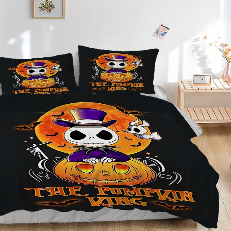 3pcs The Pumpkin King Jack Zero Print Cover Set Ultra Soft, Breathable, and Comfortable Bedding with Stylish Design for Bedroom and Guest Room De 135x200cm
3pcs The Pumpkin King Jack Zero Print Cover Set Ultra Soft, Breathable, and Comfortable Bedding with Stylish Design for Bedroom and Guest Room De 135x200cm