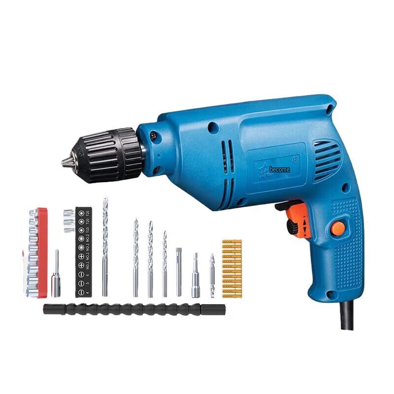 Dongcheng Variable Speed Reversible Electric Drill CN plug (adapter included)
Dongcheng Variable Speed Reversible Electric Drill CN plug (adapter included)