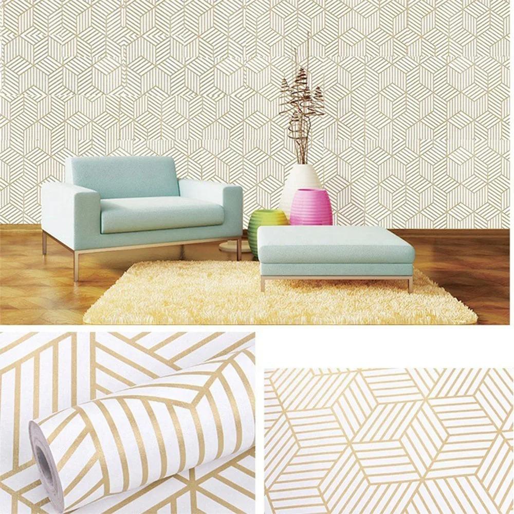 PVC DIY Stereoscopic Geometric Pattern Self Posted Simplicity Wallpaper Antifouling Home Decoration Waterproof Wall Stickers 45cmx1m
PVC DIY Stereoscopic Geometric Pattern Self Posted Simplicity Wallpaper Antifouling Home Decoration Waterproof Wall Stickers 45cmx1m