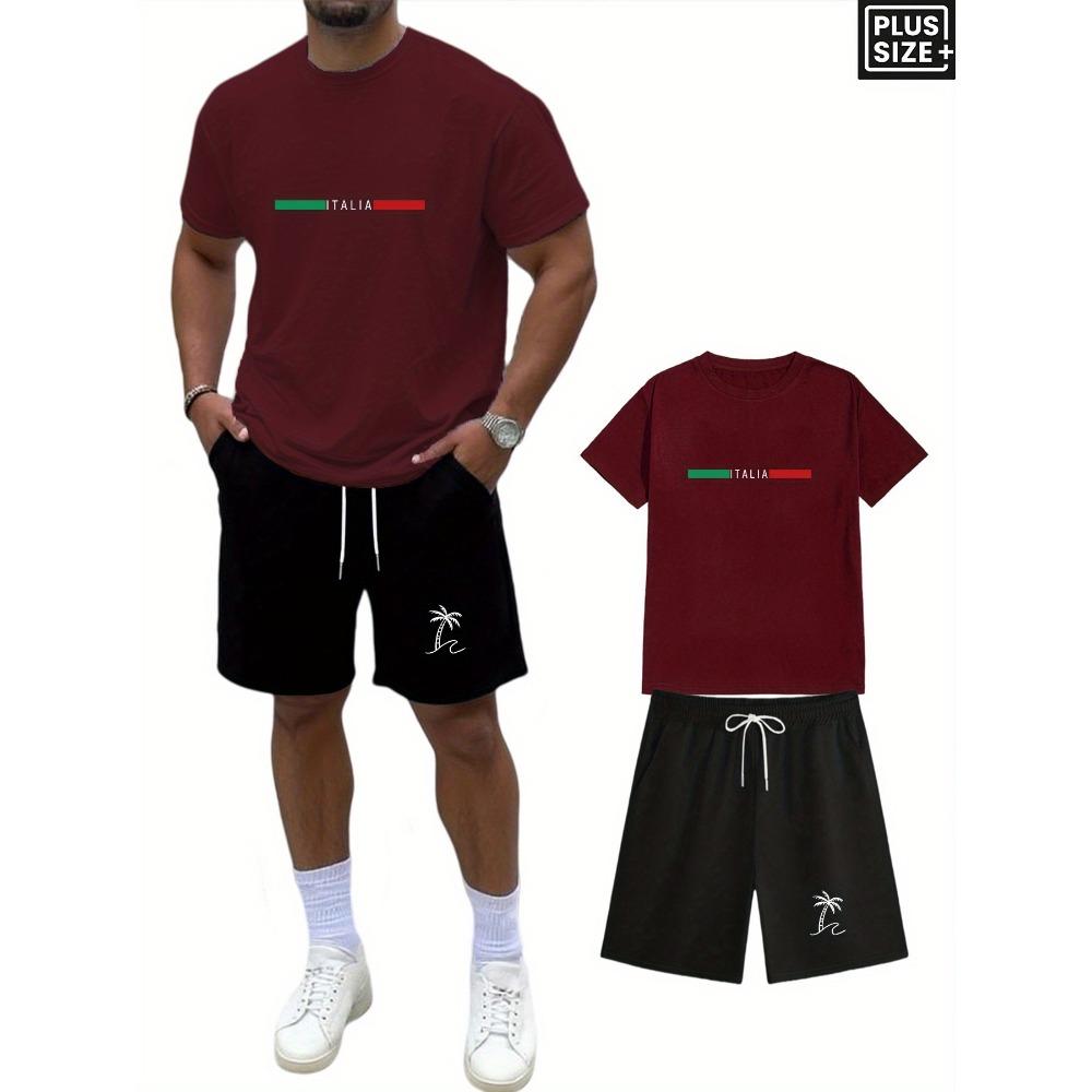 Summer New Hot Selling Plus Size Men s Regular Fit Short Sleeved and Shorts Set with Printed Patterns, Casual, Fashionable and Comfortable S
Summer New Hot Selling Plus Size Men s Regular Fit Short Sleeved and Shorts Set with Printed Patterns, Casual, Fashionable and Comfortable S