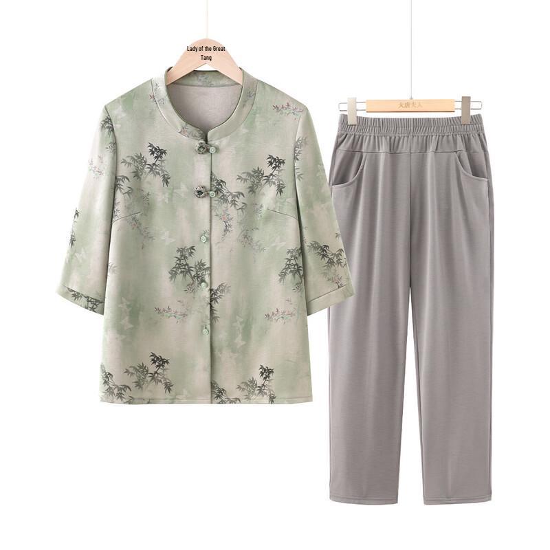 Datang Madam Elderly Women s Summer Breathable Stand-Up Collar Shirt Set 4XL
Datang Madam Elderly Women s Summer Breathable Stand-Up Collar Shirt Set 4XL