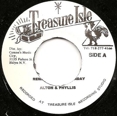 7inch Record ALTON ELLIS & PHYLLIS DILLON / NEVI - Remember That Sunday / Sunday Gravy NONE Treasure Isle Jamaica Reggae, Ska & Dub Used
7inch Record ALTON ELLIS & PHYLLIS DILLON / NEVI - Remember That Sunday / Sunday Gravy NONE Treasure Isle Jamaica Reggae, Ska & Dub Used