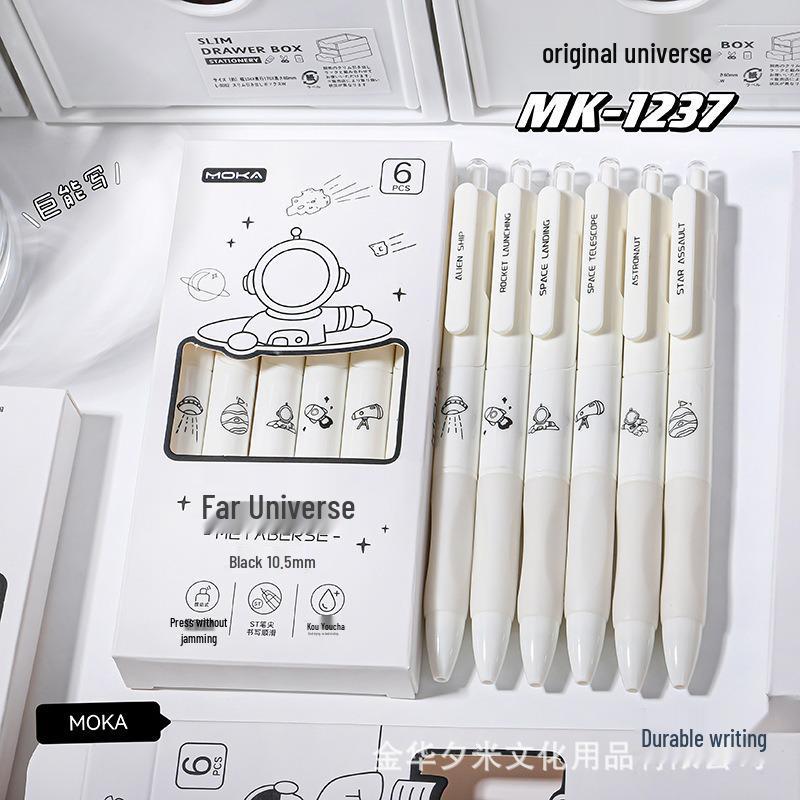 Classic White Cartoon Print 0.5mm Quick-Dry Click Pen for Students 0.5mm
Classic White Cartoon Print 0.5mm Quick-Dry Click Pen for Students 0.5mm