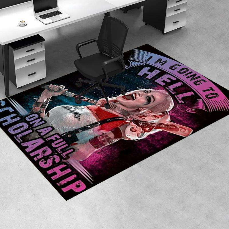 Harley Quinn Hell on Full Scholarship T-Shirt Office Mat Home Decor Office Desk Chair Rugs Chair Carpet for office Chair Mat Gift For Hall 60cm by 90cm
Harley Quinn Hell on Full Scholarship T-Shirt Office Mat Home Decor Office Desk Chair Rugs Chair Carpet for office Chair Mat Gift For Hall 60cm by 90cm