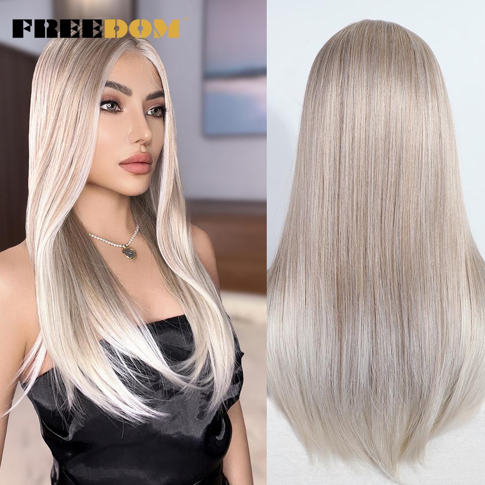 FREEDOM Synthetic Lace Front Wigs For Women 13X4 Straight Lace Frontal Wig 22 inch Ombre Brown Blonde Cosplay Wigs (as the picture,22inches)
FREEDOM Synthetic Lace Front Wigs For Women 13X4 Straight Lace Frontal Wig 22 inch Ombre Brown Blonde Cosplay Wigs (as the picture,22inches)
