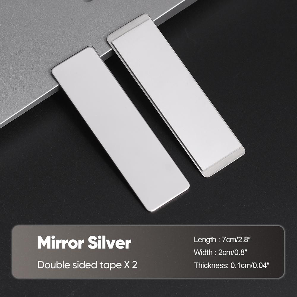 1PCS Free Laser Engraving Name Badge Holder Stainless Steel Metal Tag Badges Blank Material 70x20mm Customizable Brooches Pin Mirrored Badge
1PCS Free Laser Engraving Name Badge Holder Stainless Steel Metal Tag Badges Blank Material 70x20mm Customizable Brooches Pin Mirrored Badge