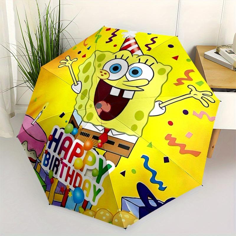 1pc SpongeBob Happy Birthday Cake Topper - Automatic Opening Umbrella, Portable 3-Fold Design, 8 Iron Frame Outdoor Umbrella, Festival Gift for F
1pc SpongeBob Happy Birthday Cake Topper - Automatic Opening Umbrella, Portable 3-Fold Design, 8 Iron Frame Outdoor Umbrella, Festival Gift for F