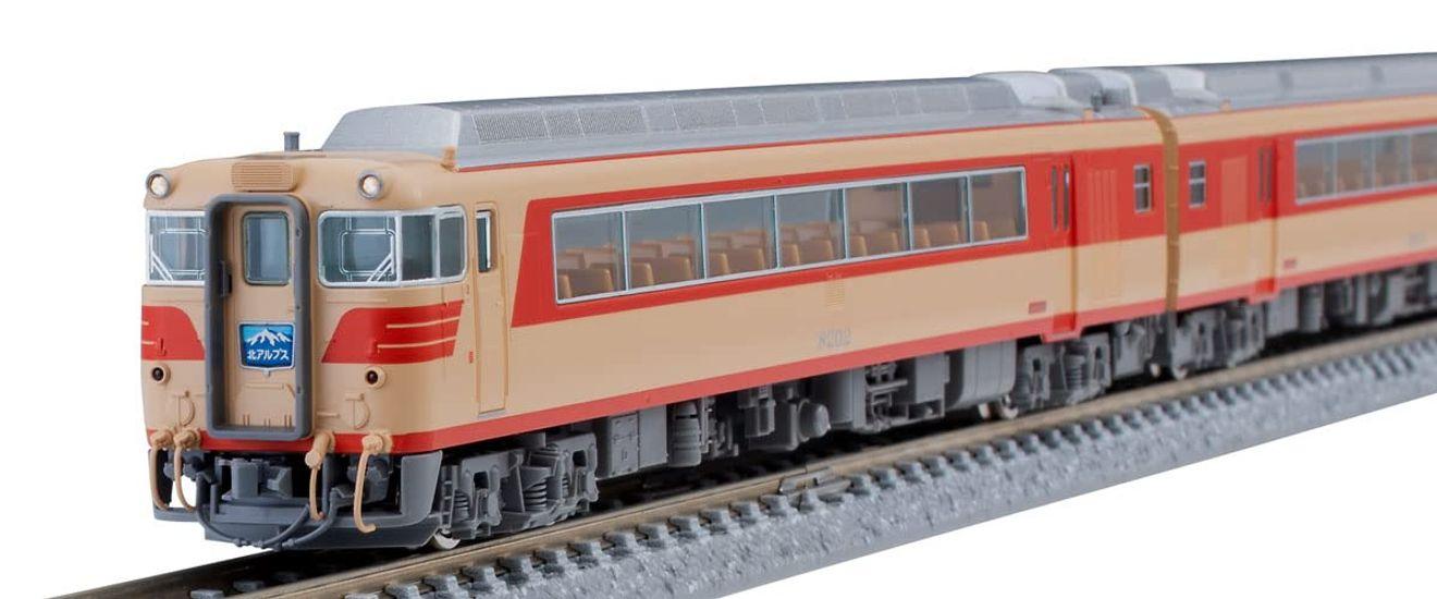 TOMIX N Gauge Meitetsu Kiha 8200 Series Northern Alps Set 98446 Модель железнодорожной дизельной машины
TOMIX N Gauge Meitetsu Kiha 8200 Series Northern Alps Set 98446 Модель железнодорожной дизельной машины