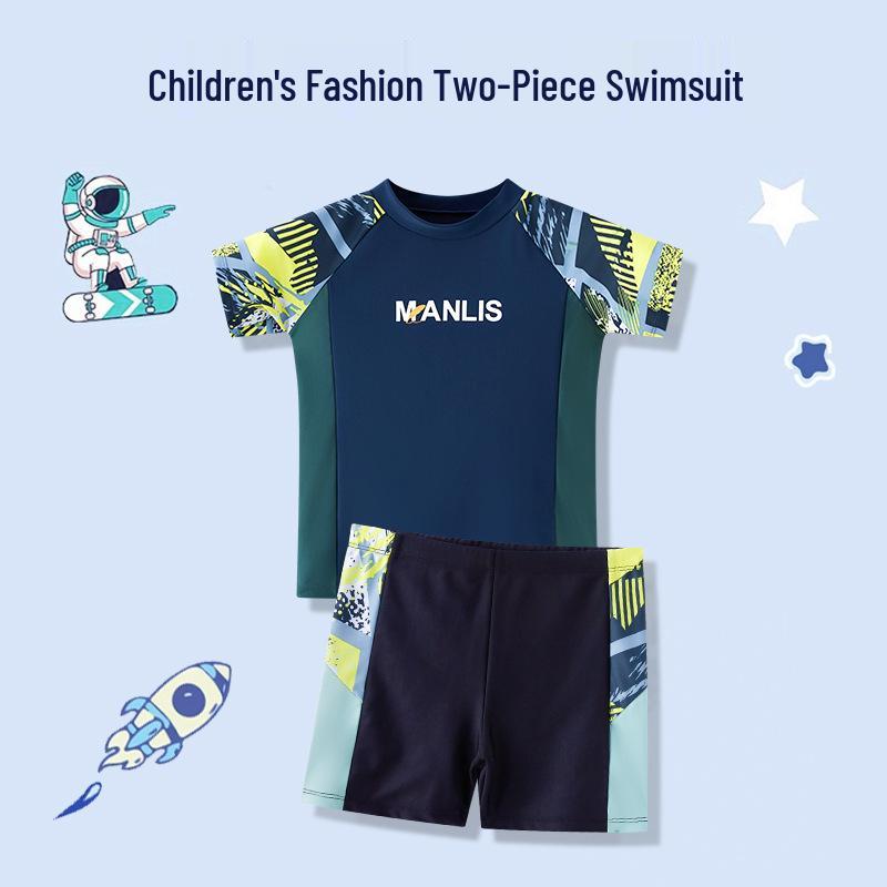 Patchwork Boys’ Two-Piece Quick-Dry Swimsuit Set for Toddlers 4XL for height 130-140cm, weight 52-60kg
Patchwork Boys’ Two-Piece Quick-Dry Swimsuit Set for Toddlers 4XL for height 130-140cm, weight 52-60kg