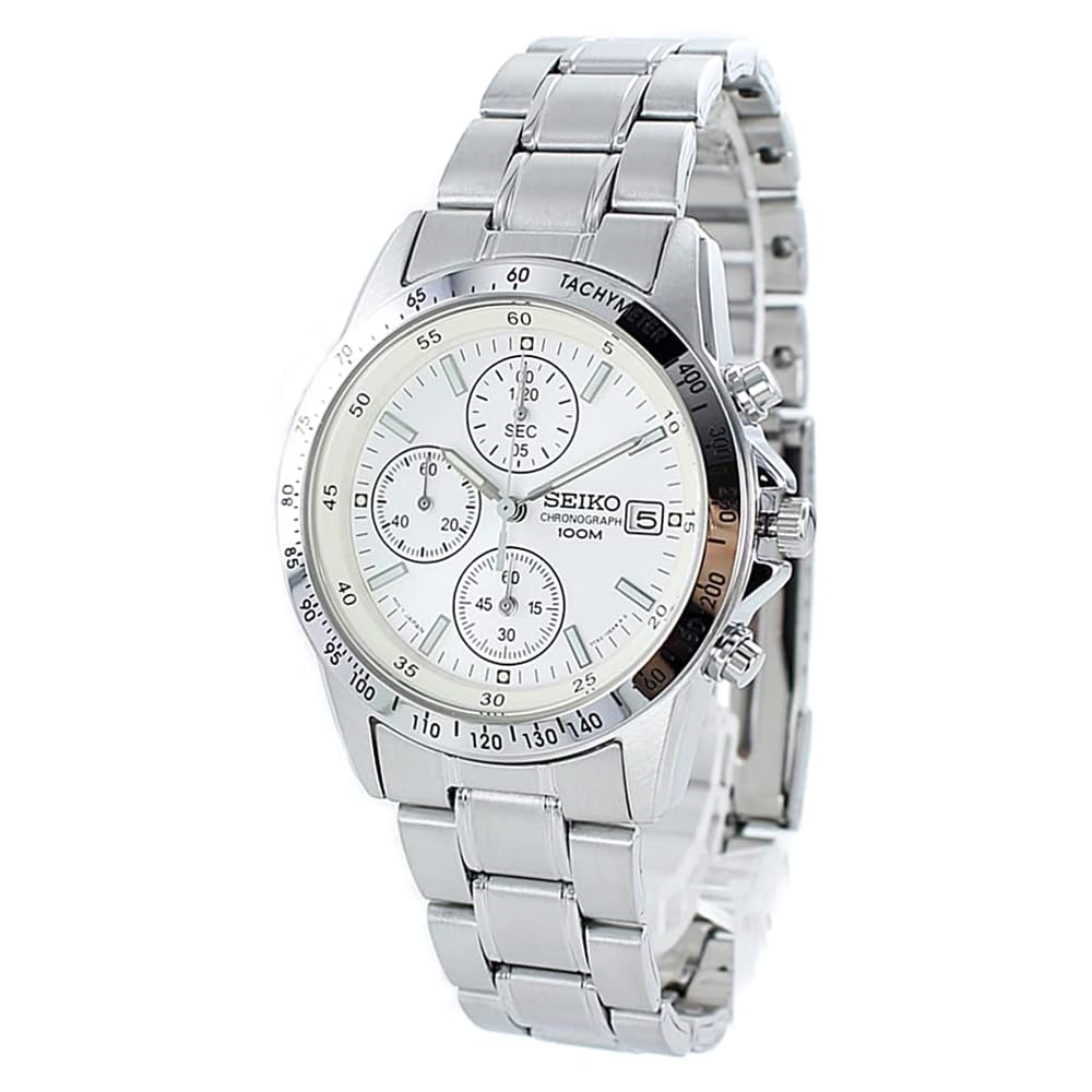 Seiko Watch Waterproof Stainless Steel Date Wristwatch for Men and Women Model SND363PC
Seiko Watch Waterproof Stainless Steel Date Wristwatch for Men and Women Model SND363PC
