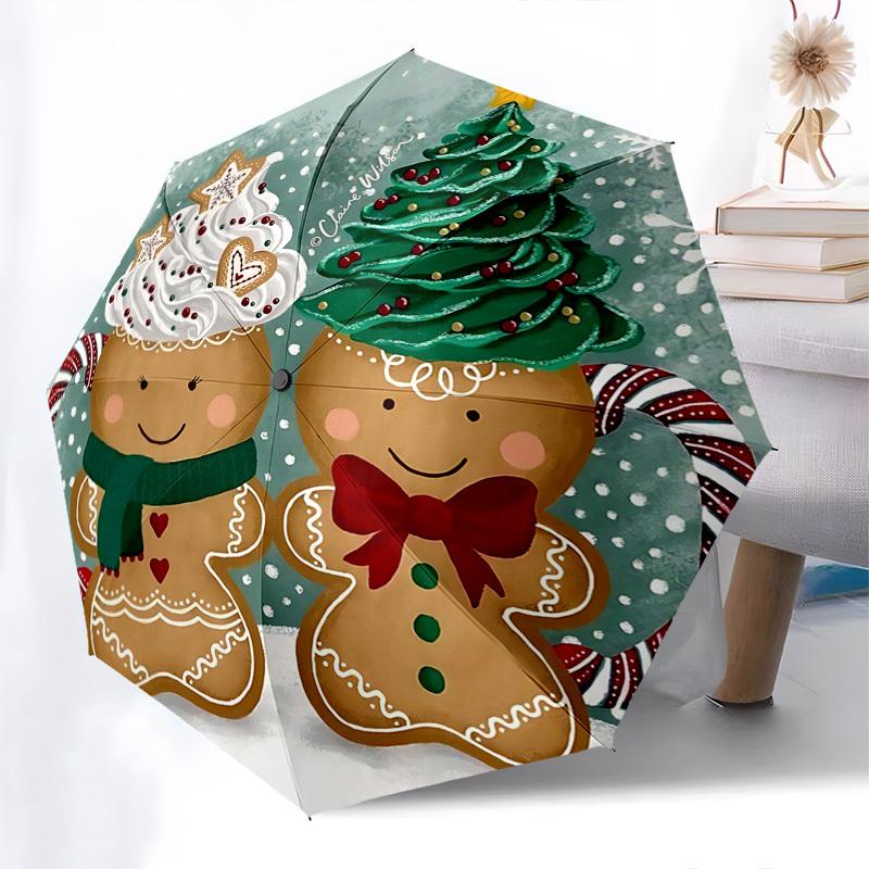 1pc Christmas Gingerbread Man Automatic Folding Umbrella, Portable 3-Fold Design with 8-Rib Iron Frame, Outdoor, Gift for Fans, Travelers, Daily Use.B
1pc Christmas Gingerbread Man Automatic Folding Umbrella, Portable 3-Fold Design with 8-Rib Iron Frame, Outdoor, Gift for Fans, Travelers, Daily Use.B
