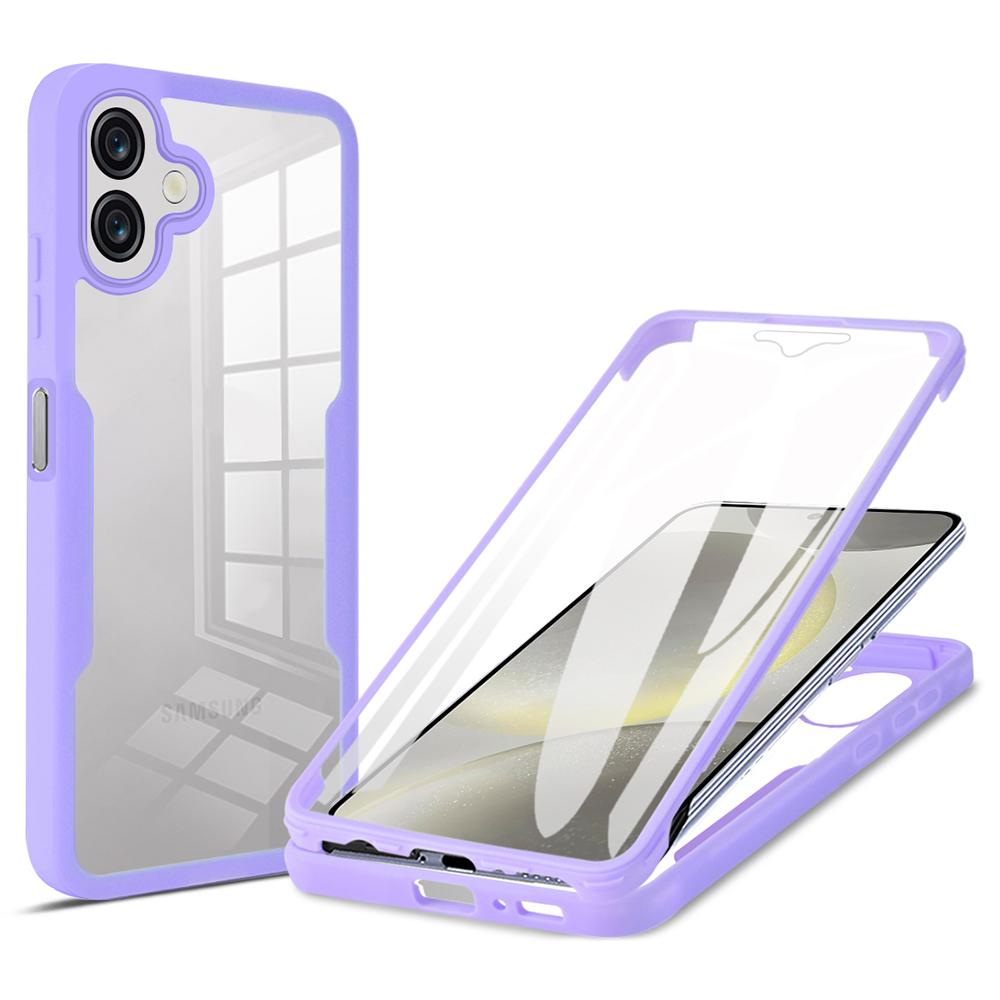 For Samsung Galaxy A05 4G Case Acrylic+TPU Clear Phone Cover with PET Screen Film Purple
For Samsung Galaxy A05 4G Case Acrylic+TPU Clear Phone Cover with PET Screen Film Purple