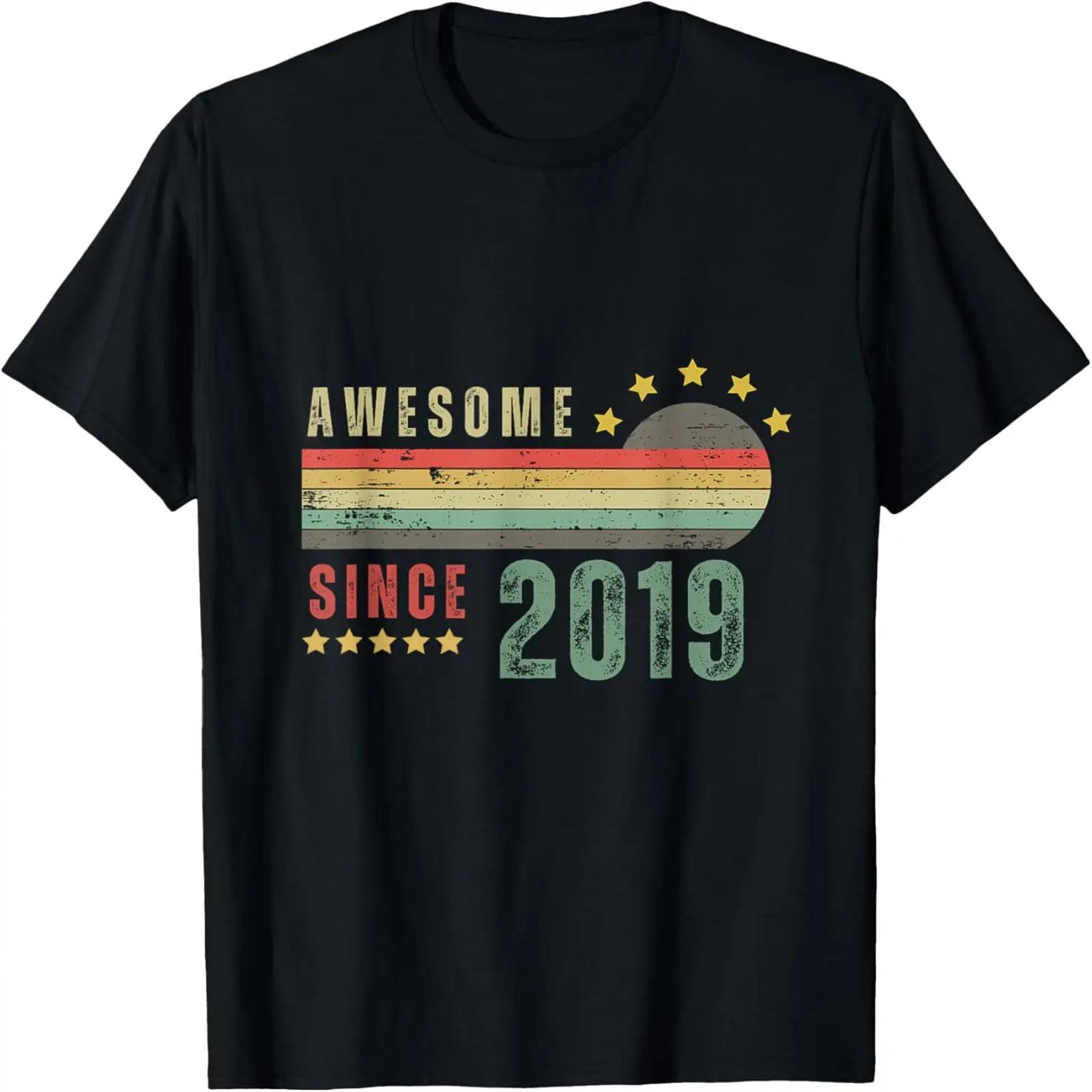 Funny Retro Vintage Birthday Awesome Since 2019 Birthday T-Shirt S
Funny Retro Vintage Birthday Awesome Since 2019 Birthday T-Shirt S