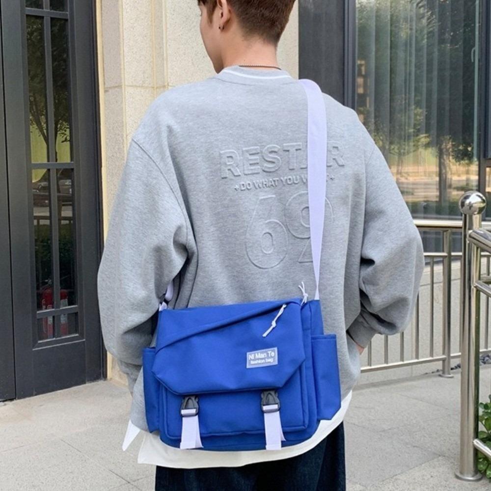 Multi Pocket Nylon Messenger Bag Korean Style Mailman Bag Fashion Crossbody Bag Back To School чёрный
Multi Pocket Nylon Messenger Bag Korean Style Mailman Bag Fashion Crossbody Bag Back To School чёрный