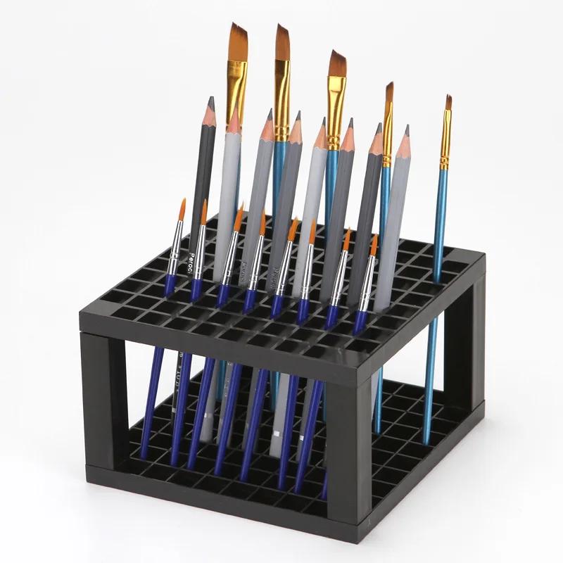New Portable 49 Holes Paint Brush Pen Holder Watercolor Paint Brush Holder Stand Painting Supplies For Students Desk Organizer чорний
New Portable 49 Holes Paint Brush Pen Holder Watercolor Paint Brush Holder Stand Painting Supplies For Students Desk Organizer чорний