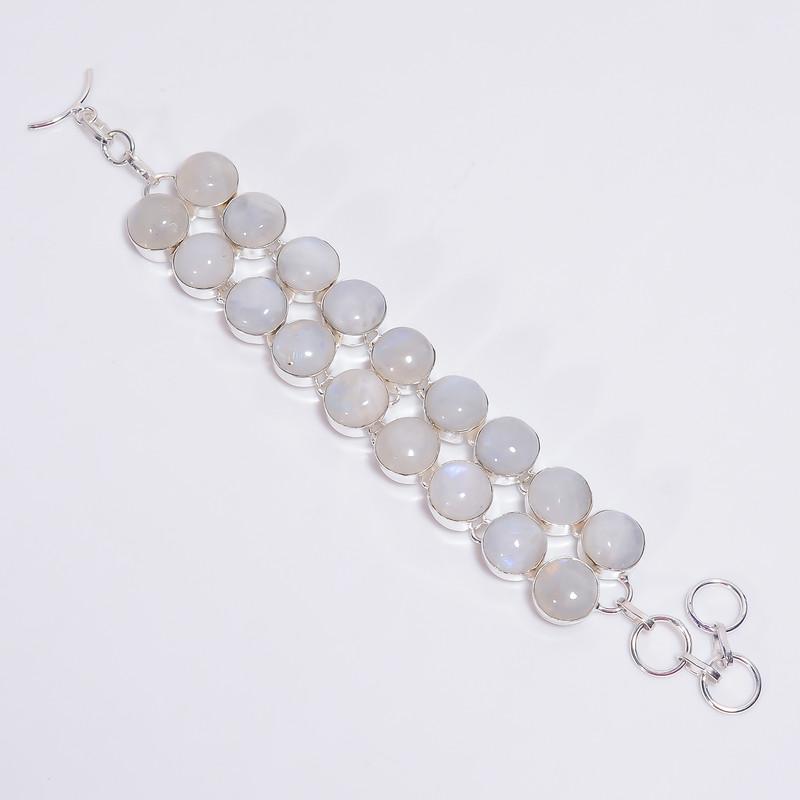 Attractive Top Grade Qualite 100% Natural Rainbow Moonstone Round Shape Ethnic Handmade Jewelry 925 Steling Silver Bracelet 6-8 WSJ-4634 6-8 білий
Attractive Top Grade Qualite 100% Natural Rainbow Moonstone Round Shape Ethnic Handmade Jewelry 925 Steling Silver Bracelet 6-8 WSJ-4634 6-8 білий