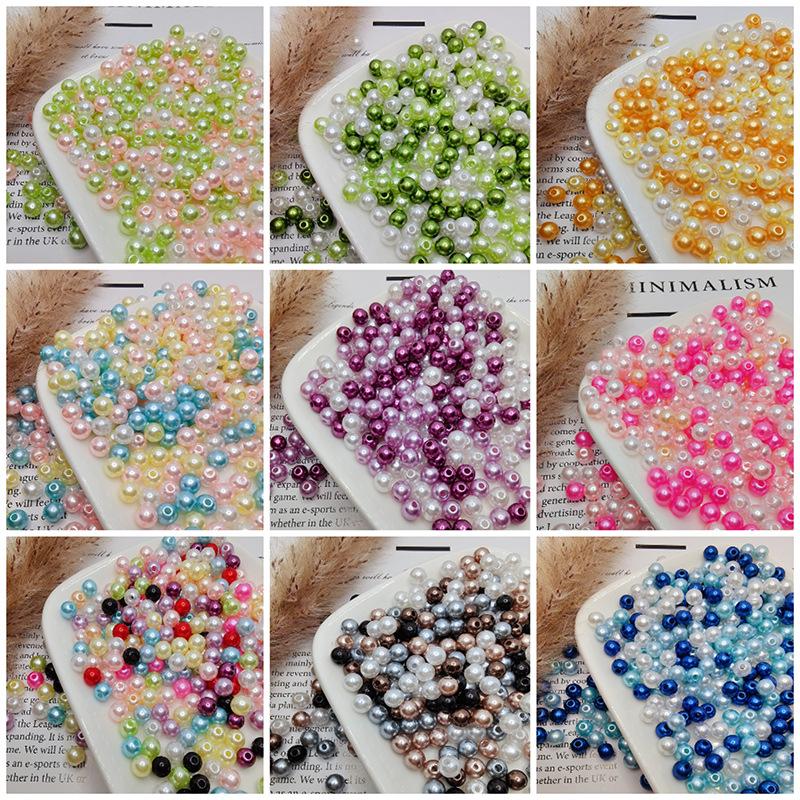 Разноцветные АБС Имитация Жемчуга для DIY Ювелирных Изделий, Одежды и Аксессуаров 6mm ~100 pcs/package
Разноцветные АБС Имитация Жемчуга для DIY Ювелирных Изделий, Одежды и Аксессуаров 6mm ~100 pcs/package