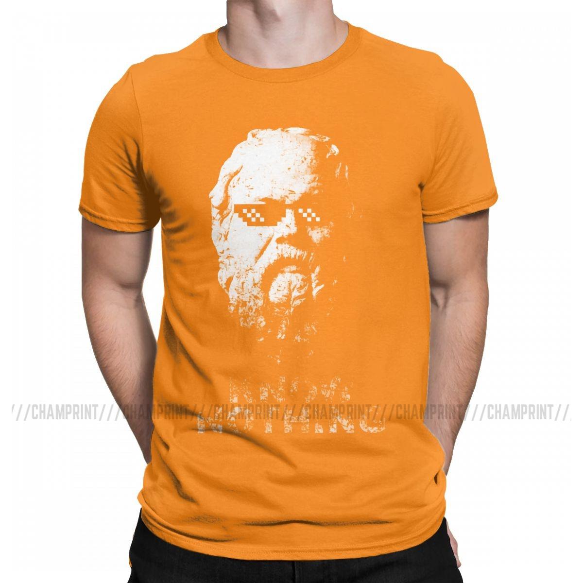 Know Nothing Socrates Philosopher T Shirt for Men Pure Cotton Funny T-Shirt Plato Tee Shirt Short Sleeve Clothes Printed 4XL
Know Nothing Socrates Philosopher T Shirt for Men Pure Cotton Funny T-Shirt Plato Tee Shirt Short Sleeve Clothes Printed 4XL