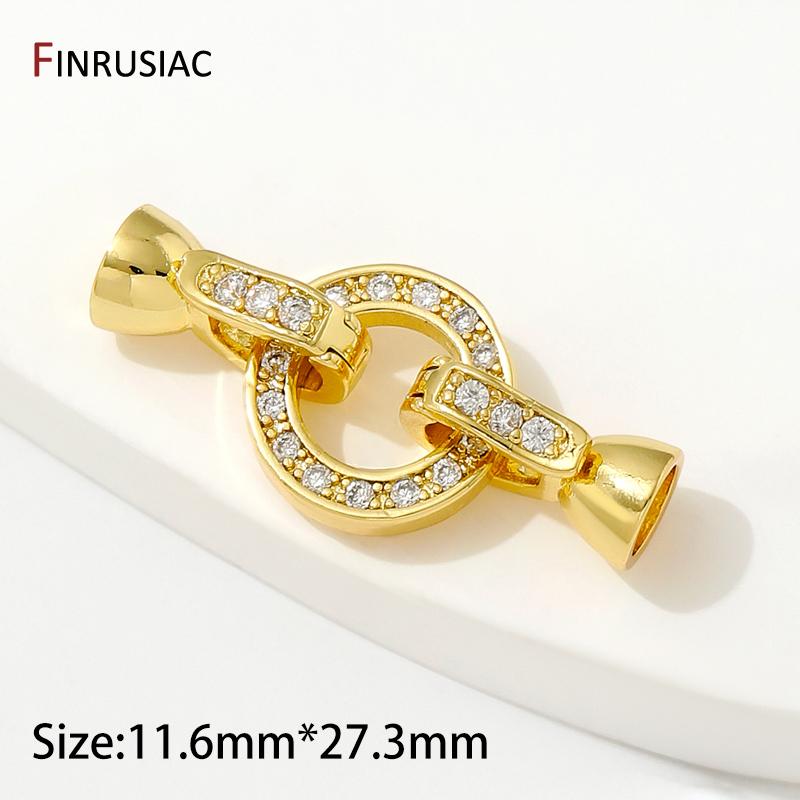 18K Gold Plated Inlaid Zircon Round Pearl Clasps For Bracelet Making,End Caps Fastener Clasps For DIY Jewelry Making Findings 1 piece
18K Gold Plated Inlaid Zircon Round Pearl Clasps For Bracelet Making,End Caps Fastener Clasps For DIY Jewelry Making Findings 1 piece