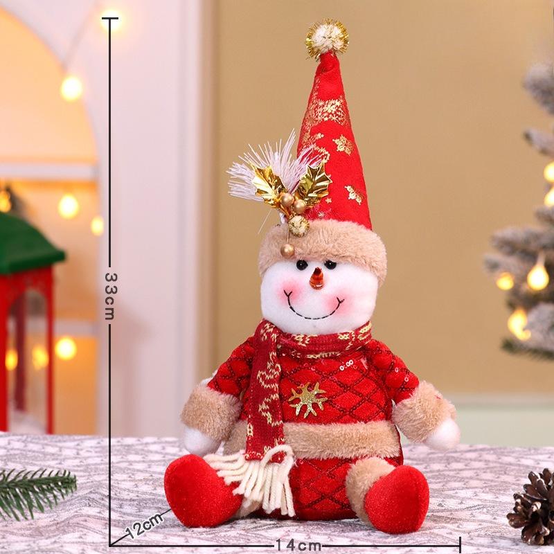 1pc Christmas Decorations Red Old Man Figurine Christmas Snowman Reindeer Sitting Dwarf Doll Cloth Ornaments Create Atmosphere
1pc Christmas Decorations Red Old Man Figurine Christmas Snowman Reindeer Sitting Dwarf Doll Cloth Ornaments Create Atmosphere