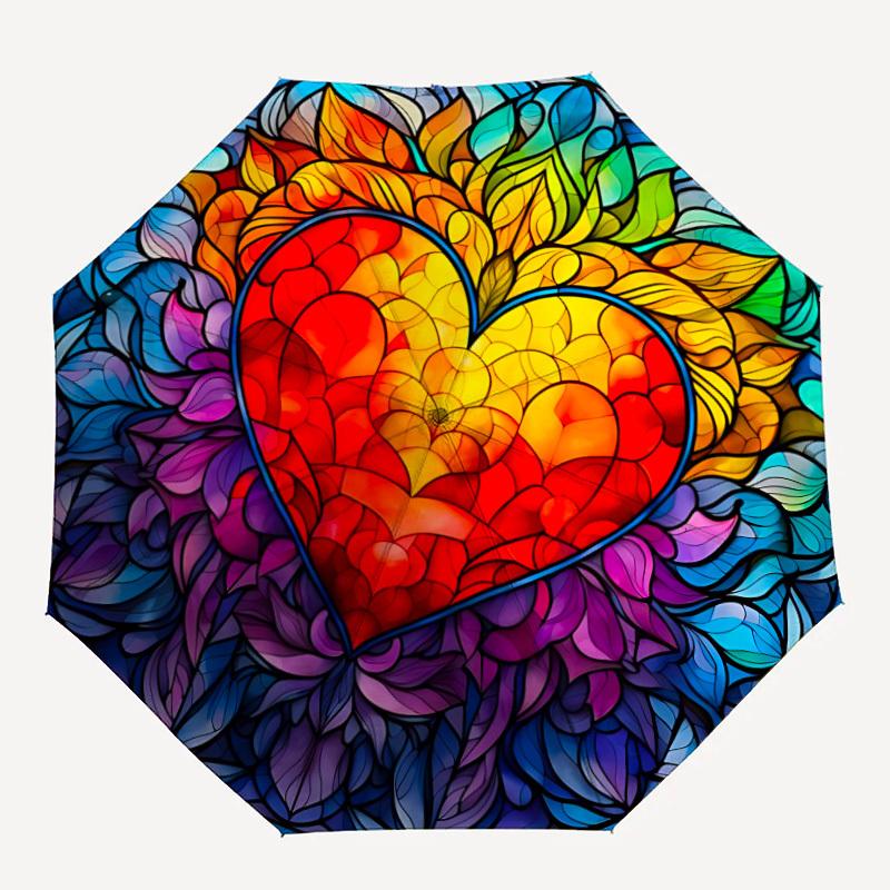1pc Heart Mandala Automatic Open/Close Umbrella, Portable Folding Umbrella, Compact Travel Umbrella for, Birthday/Christmas Gift 5020
1pc Heart Mandala Automatic Open/Close Umbrella, Portable Folding Umbrella, Compact Travel Umbrella for, Birthday/Christmas Gift 5020