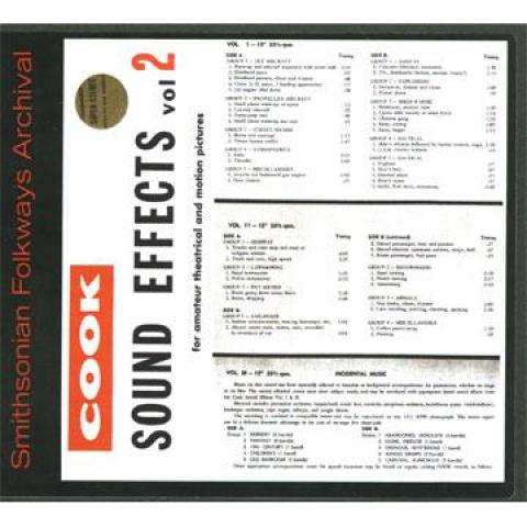 CD VARIOUS - Sound Effects Volume 2 (COOK10002) COOK10002 Cook Records/Fo US Sound Effects & Nature
CD VARIOUS - Sound Effects Volume 2 (COOK10002) COOK10002 Cook Records/Fo US Sound Effects & Nature