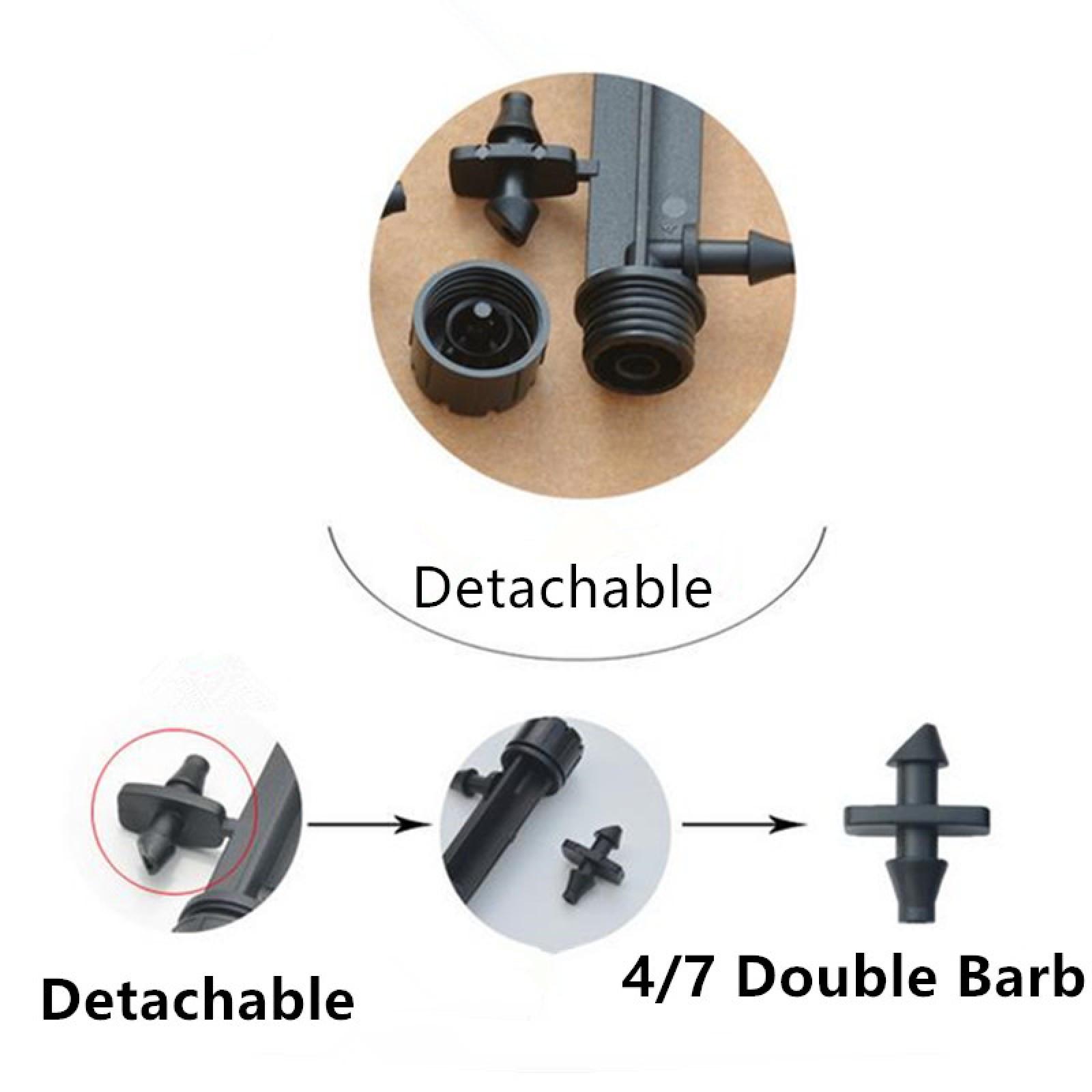 50Pcs 360° Scattering Sprinkler Watering Dripper Garden Farming Flower Lawn Irrigation Nozzle Locked Connect 1/4 Hose United States
50Pcs 360° Scattering Sprinkler Watering Dripper Garden Farming Flower Lawn Irrigation Nozzle Locked Connect 1/4 Hose United States