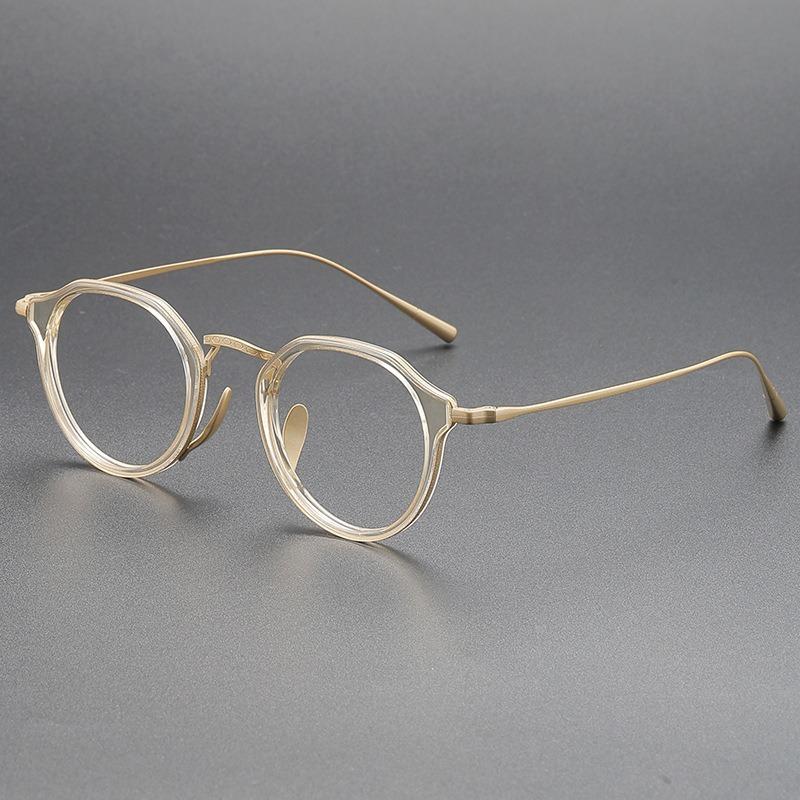 Acetate Titanium Glasses Frames Retro Round Irregular Eyewear for Men Women Luxury Designer Eyewear High-Quality Eyeglasses шампанського
Acetate Titanium Glasses Frames Retro Round Irregular Eyewear for Men Women Luxury Designer Eyewear High-Quality Eyeglasses шампанського