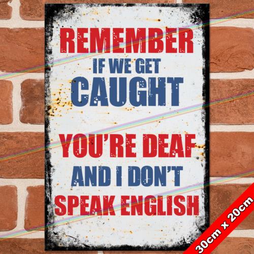IF WE GET CAUGHT cm Metal Signs Mancave Shed Bar Garage Funny Gift Tin Sign UKAluminum 20x30cm(7.8x11.8inch)
IF WE GET CAUGHT cm Metal Signs Mancave Shed Bar Garage Funny Gift Tin Sign UKAluminum 20x30cm(7.8x11.8inch)