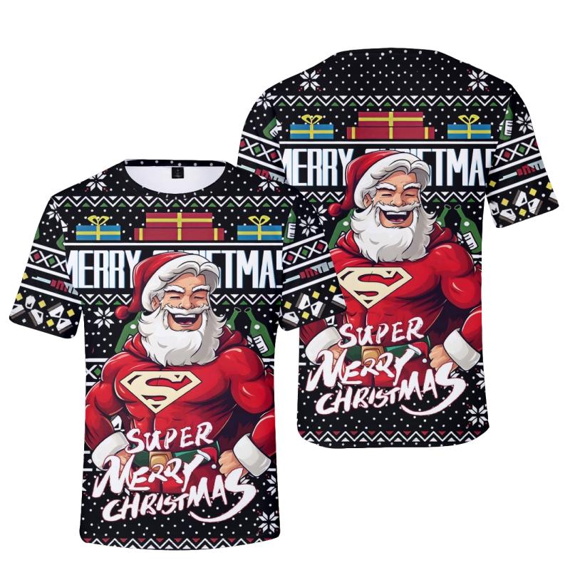 ГОРЯЧИЕ модные рождественские женские/мужские повседневные футболки с короткими рукавами и принтом Санта-Клауса в стиле аниме для косплея 
ГОРЯЧИЕ модные рождественские женские/мужские повседневные футболки с короткими рукавами и принтом Санта-Клауса в стиле аниме для косплея