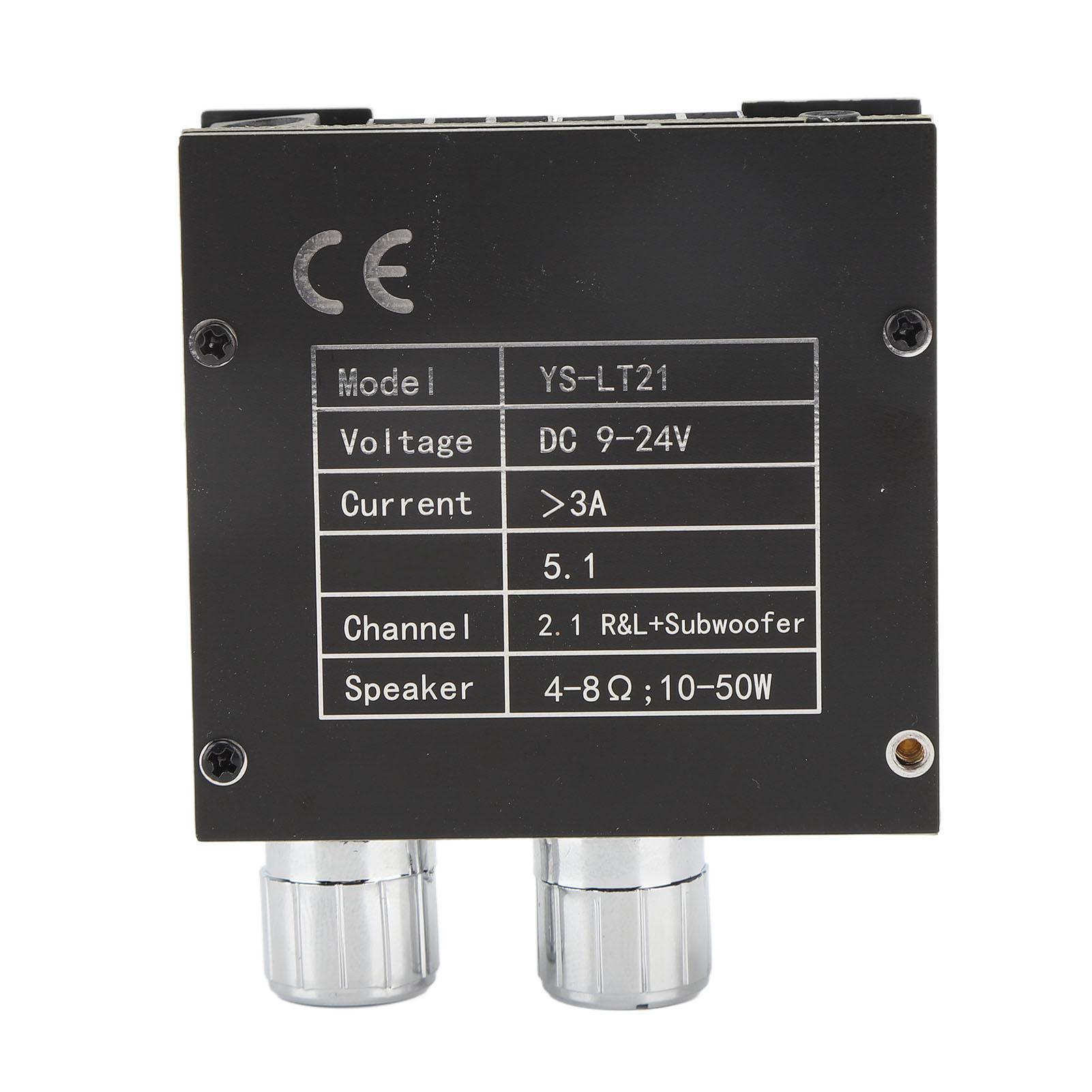 YS LT21 Bluetooth Audio Digital Amplifier Board Module 2.1 Channel 15W 15W 30W with Bass Channel
YS LT21 Bluetooth Audio Digital Amplifier Board Module 2.1 Channel 15W 15W 30W with Bass Channel