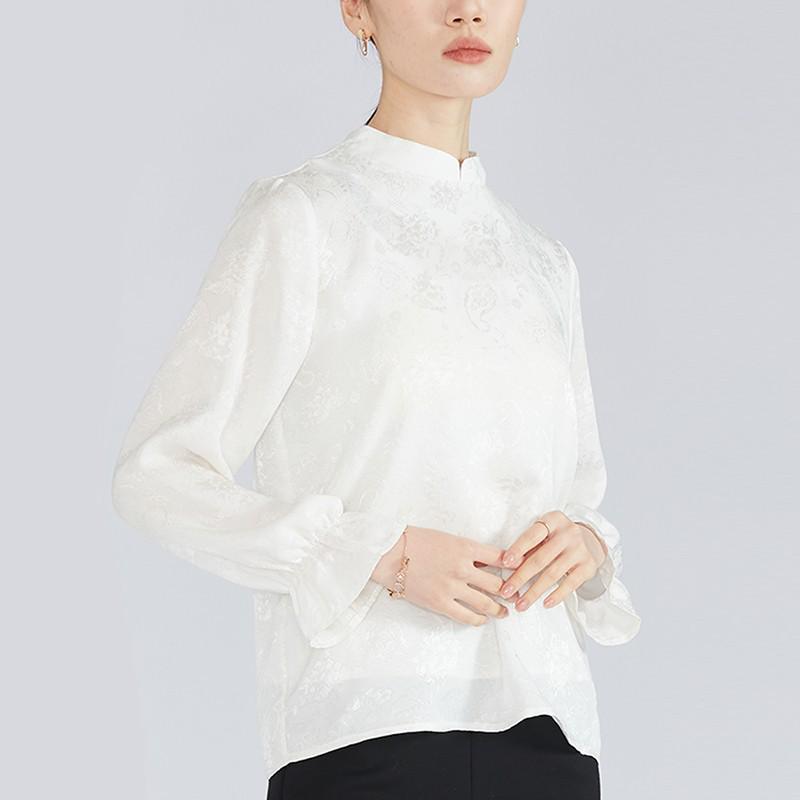 Women s Chinese Style Silk Jacquard Floral Shirt with Lolita Collar, Solid Color, Loose Fit, Long Sleeve Top XXL
Women s Chinese Style Silk Jacquard Floral Shirt with Lolita Collar, Solid Color, Loose Fit, Long Sleeve Top XXL